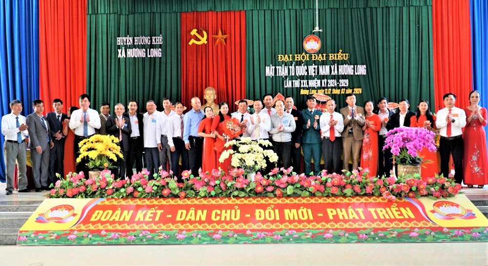 Đại hội đại biểu MTTQ Việt Nam xã Hương Long nhiệm kỳ 2024-2029