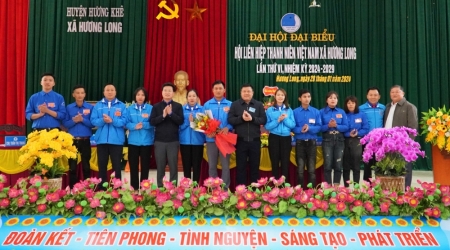 Hương Long Đại hội điểm Hội LHTN xã, nhiệm kỳ 2024 - 2029