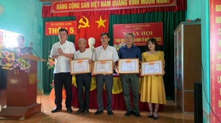 Thôn 5, xã Hương Long tổ chức ngày hội Toàn dân bảo vệ An...
